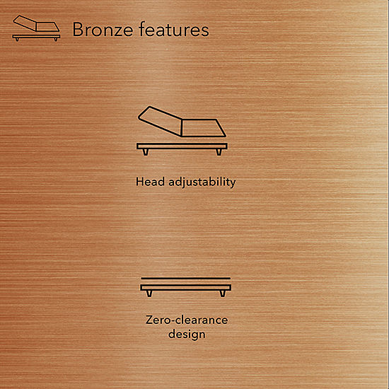 Baselogic Bronze 13" Adjustable Bed Frame Base