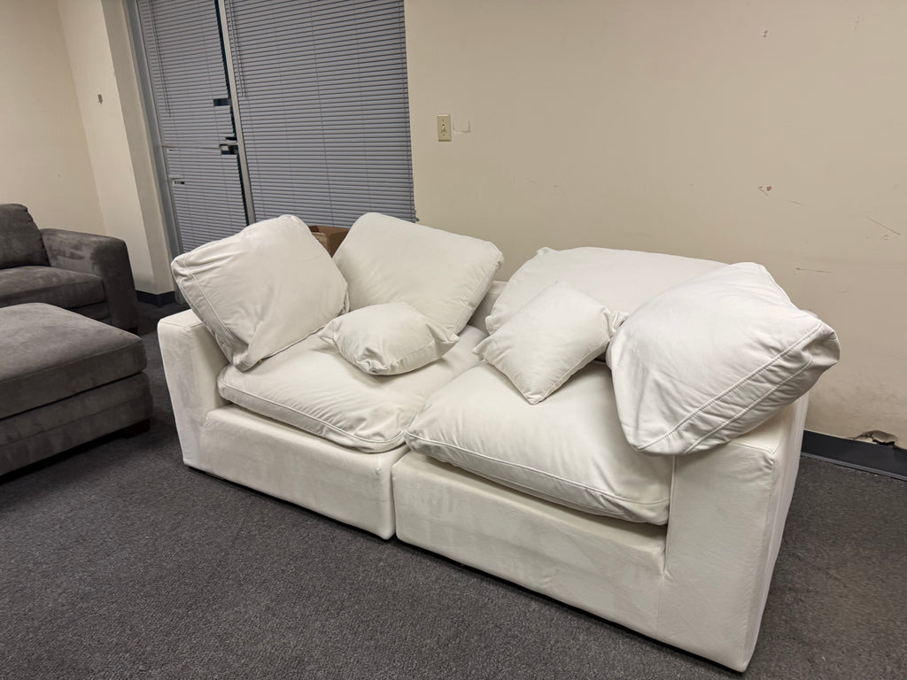 80" Down-Filled Modular Sectional Sofa for Living Room