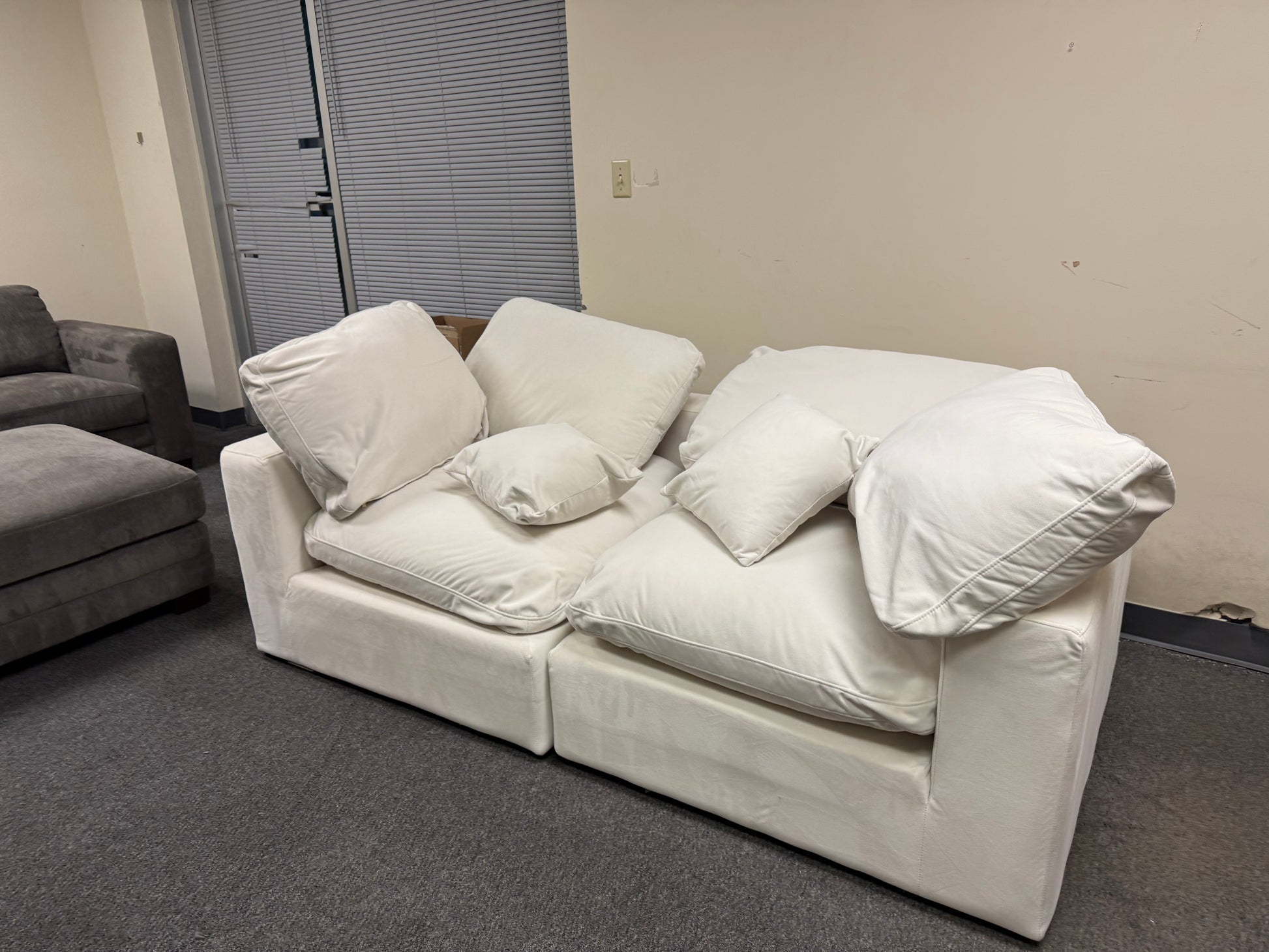 80" Down-Filled Modular Sectional Sofa for Living Room