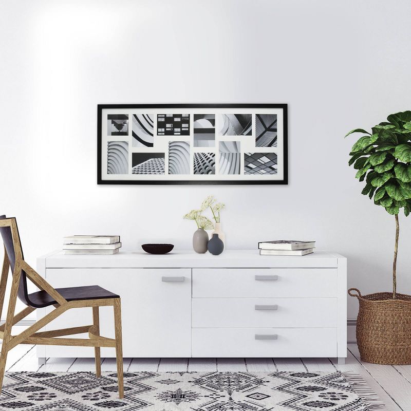 33"x14" Thin Collage Holds 12 Photo Frame - Threshold™