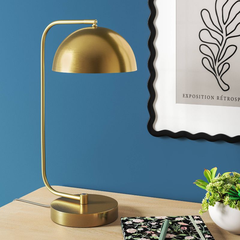 Glossy Metal Table Lamp - Room Essentials™