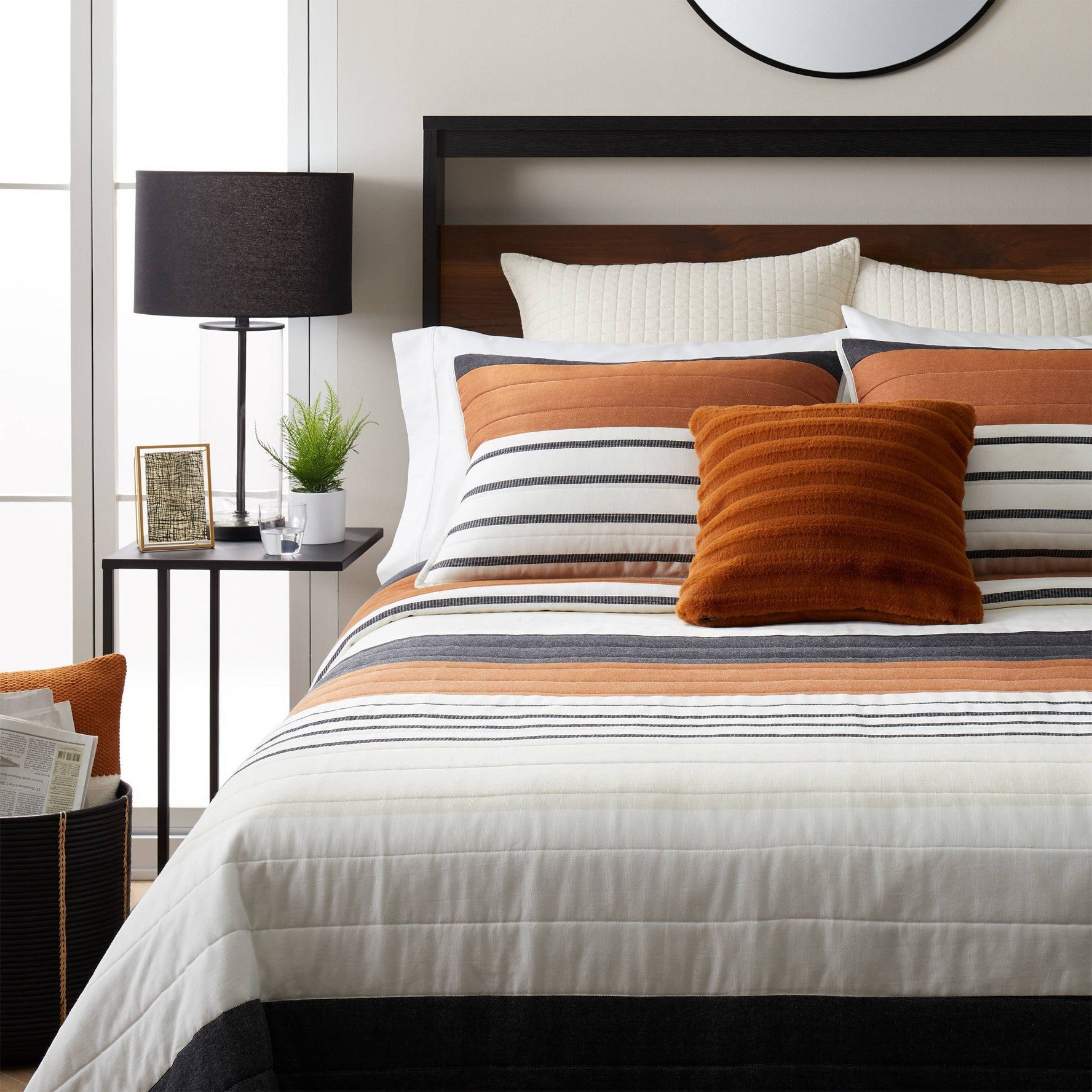 28" Round Decorative Wall Mirror - Threshold™