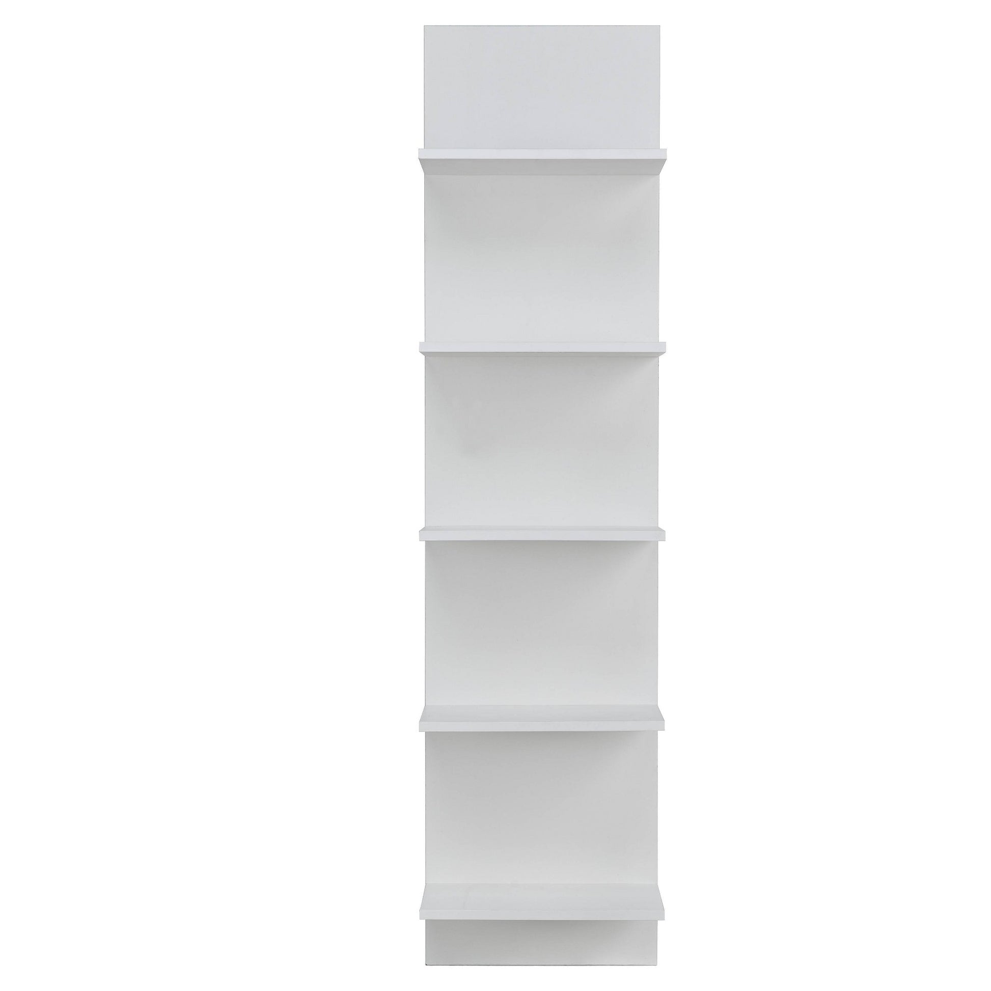 47" x 11.7" Wide Vertical Column Wall Shelf White - Danya B.