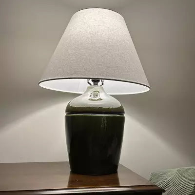 Medium High Gloss Ceramic Table Lamp Green - Threshold™ designed with Studio McGee