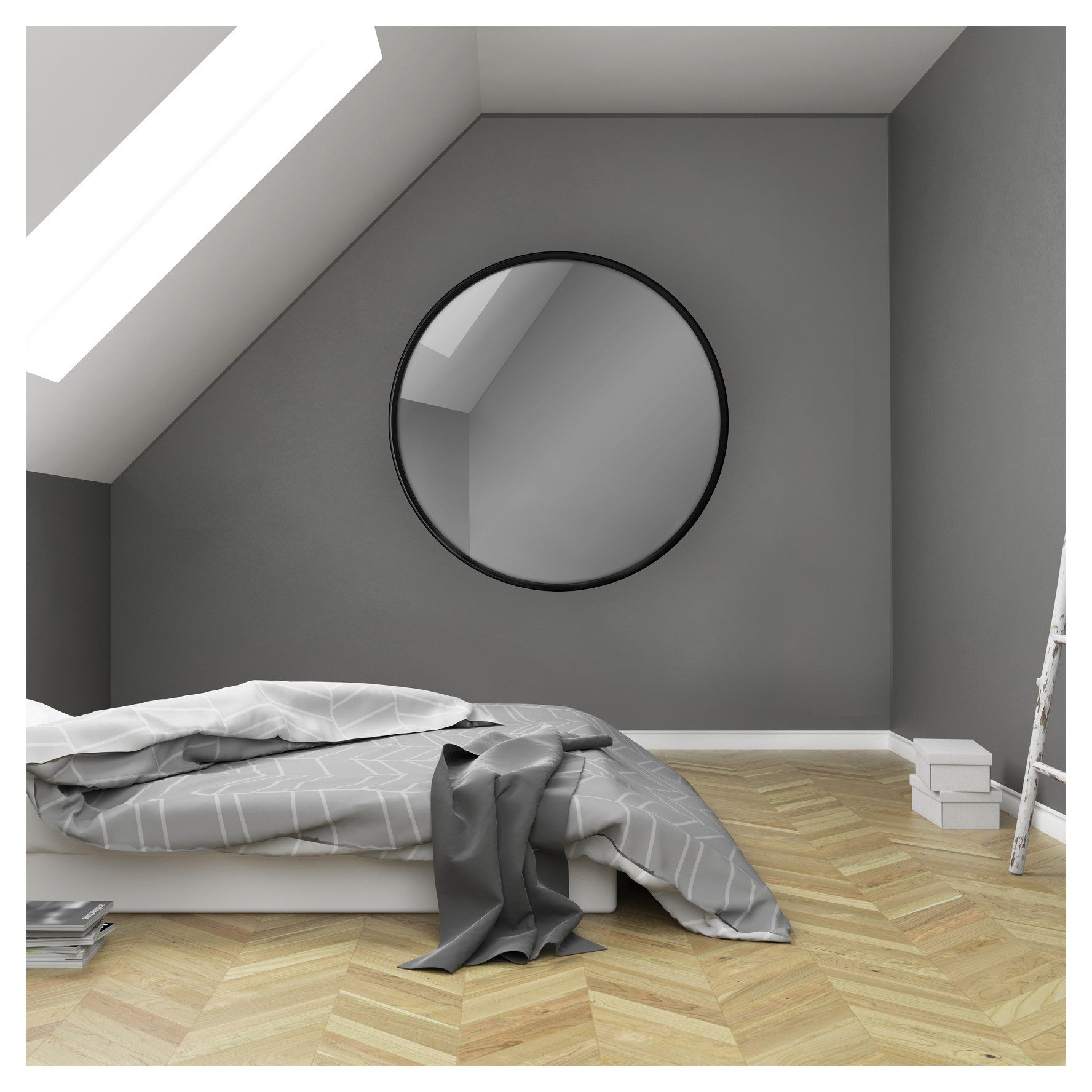 28" Round Decorative Wall Mirror - Threshold™