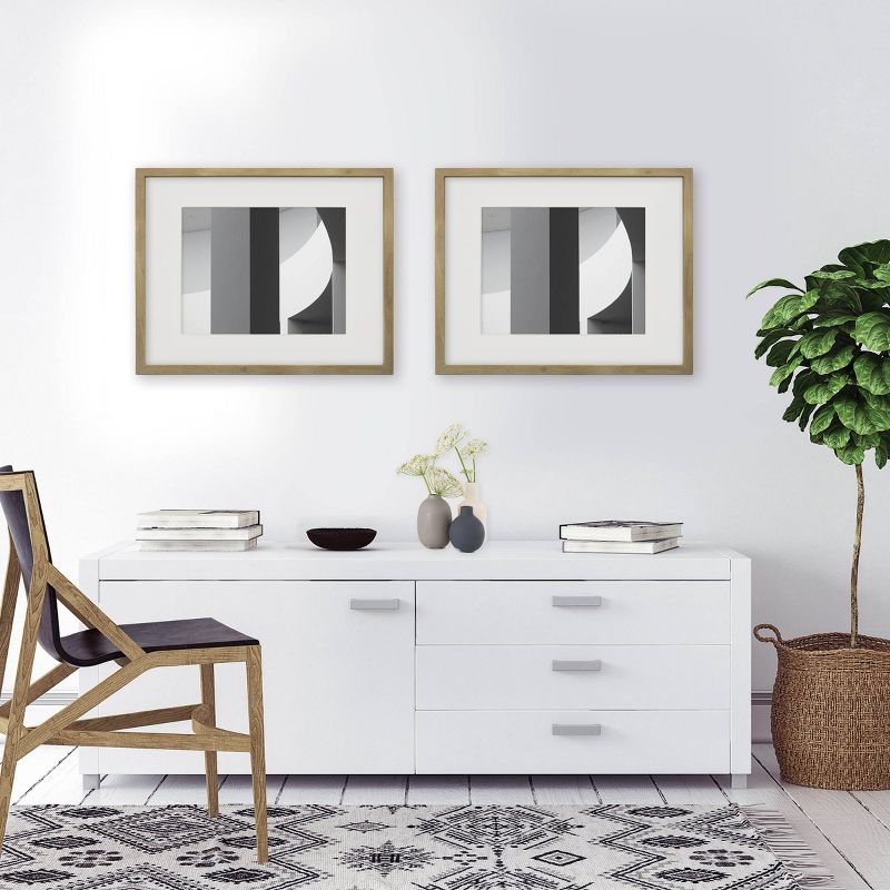 16" x 20" Matted to 11" x 14" Thin Gallery Frame - Threshold™