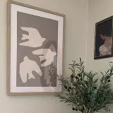 20"x30" Bird Light Wood Framed Art - Threshold™ designed with Studio McGee