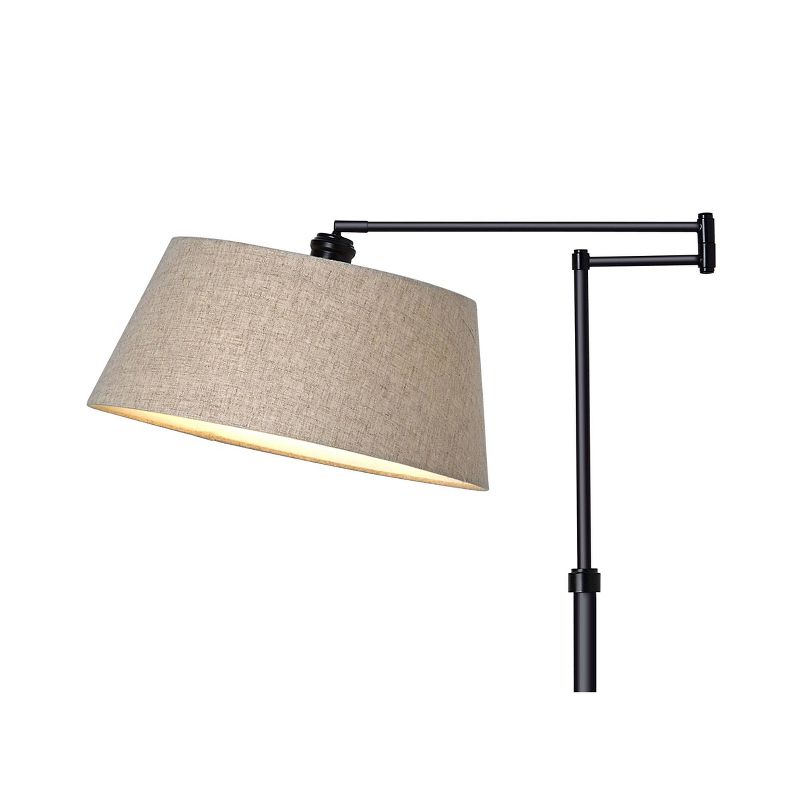 Traditional Oil Rubbed Swing Arm Floor Lamp Brown - Threshold™