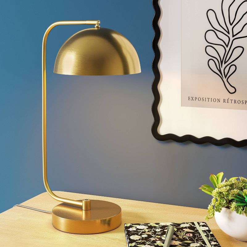 Glossy Metal Table Lamp - Room Essentials™