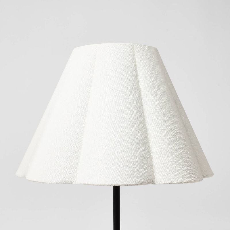 Scallop Pleated Lamp Shade White - Threshold™ designed with Studio McGee