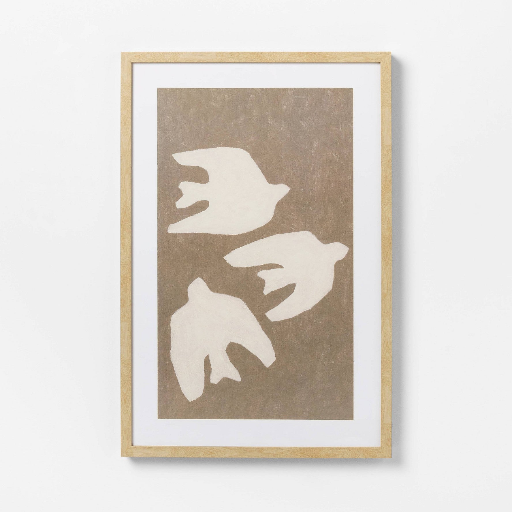 20"x30" Bird Light Wood Framed Art - Threshold™ designed with Studio McGee