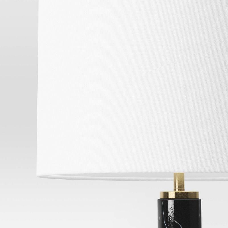 Faux Marble Stick Floor Lamp - Threshold™