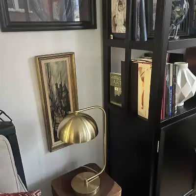 Glossy Metal Table Lamp - Room Essentials™