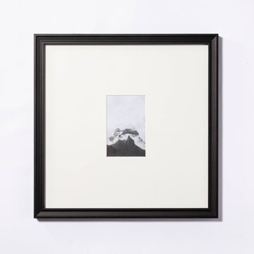 16.26"x16.26" Matted to 4"x6" Gallery Wall Frame Black - Threshold™ designed with Studio McGee