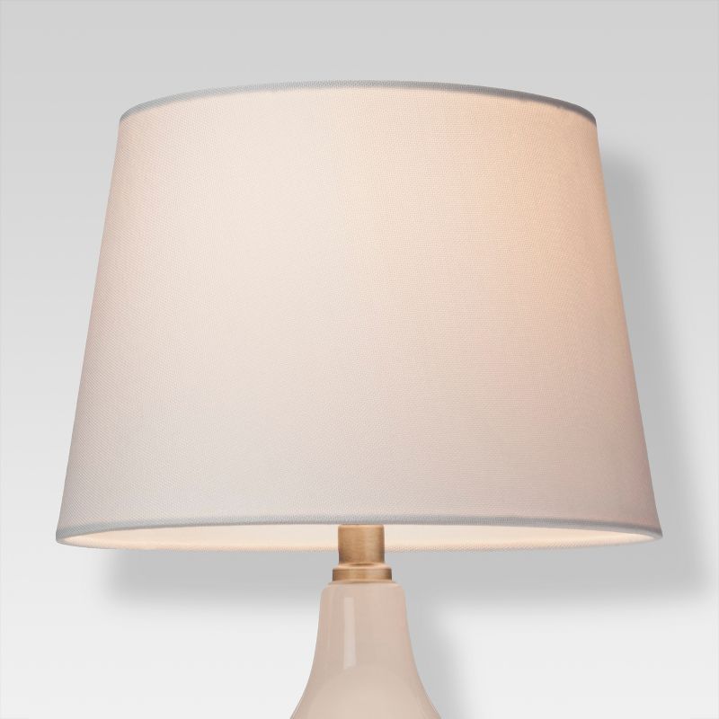 Large Linen Lamp Shade Shell - Threshold™: Off-White Drum, No Assembly Required