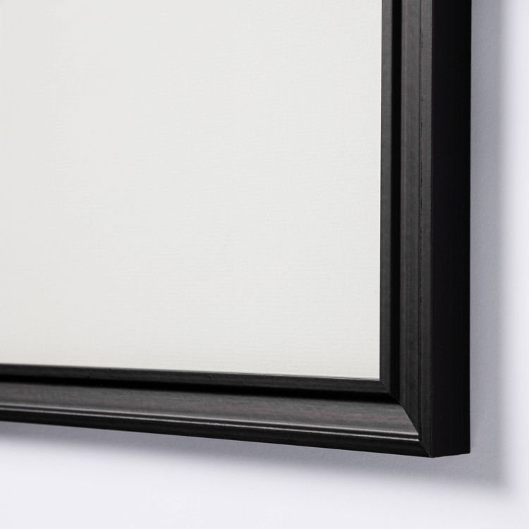 16.26"x16.26" Matted to 4"x6" Gallery Wall Frame Black - Threshold™ designed with Studio McGee