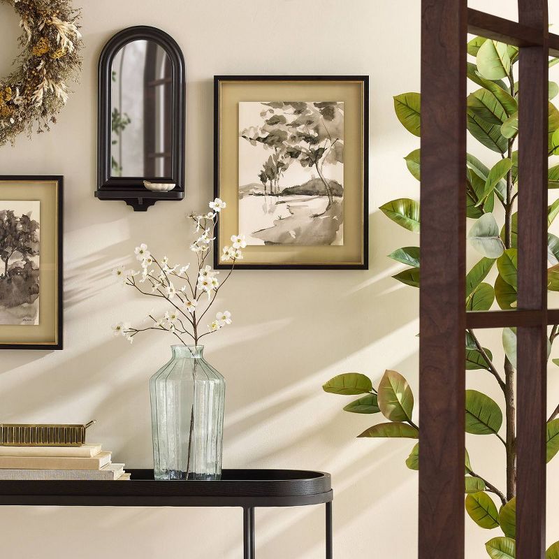 Open Box - 16"x20" Washed Landscape Framed Wall Art - Hearth & Hand with Magnolia