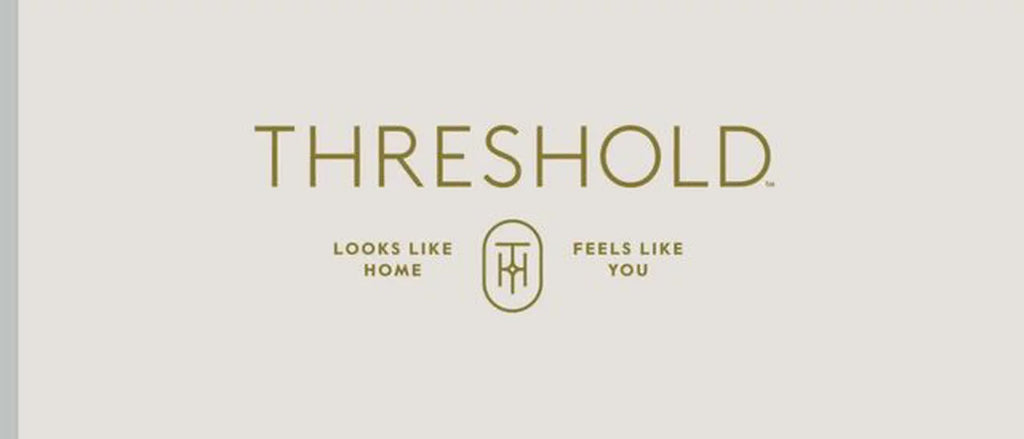 36" x 24" Over the Mantel Mirror Gold - Threshold™: Rounded Top, Metal Frame, Wall Mounted