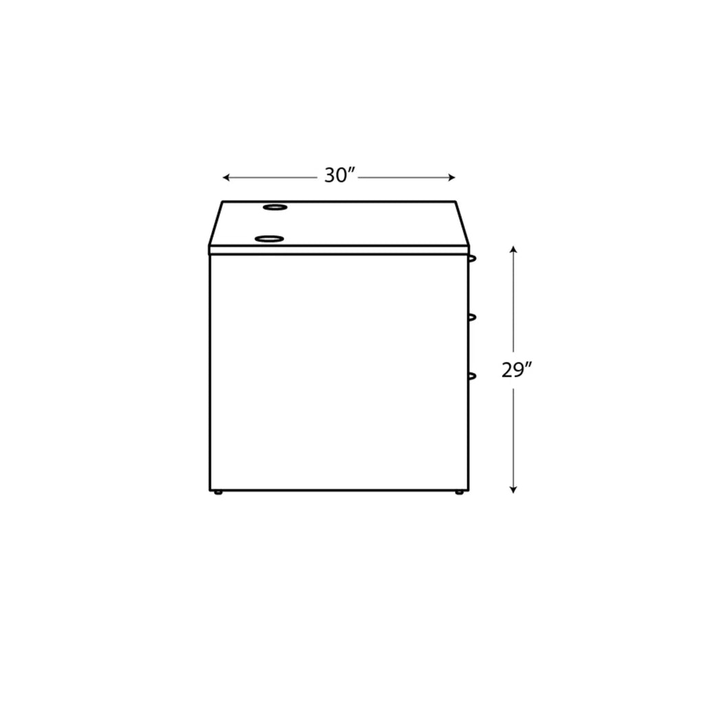HON MOD Single Pedestal Desk