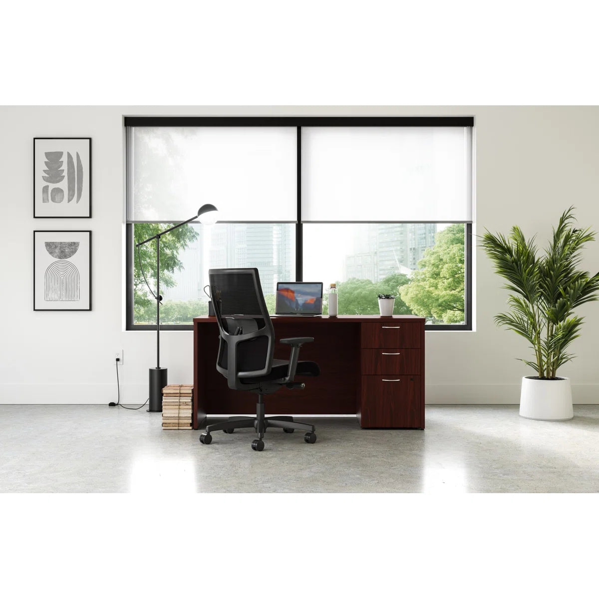 HON MOD Single Pedestal Desk