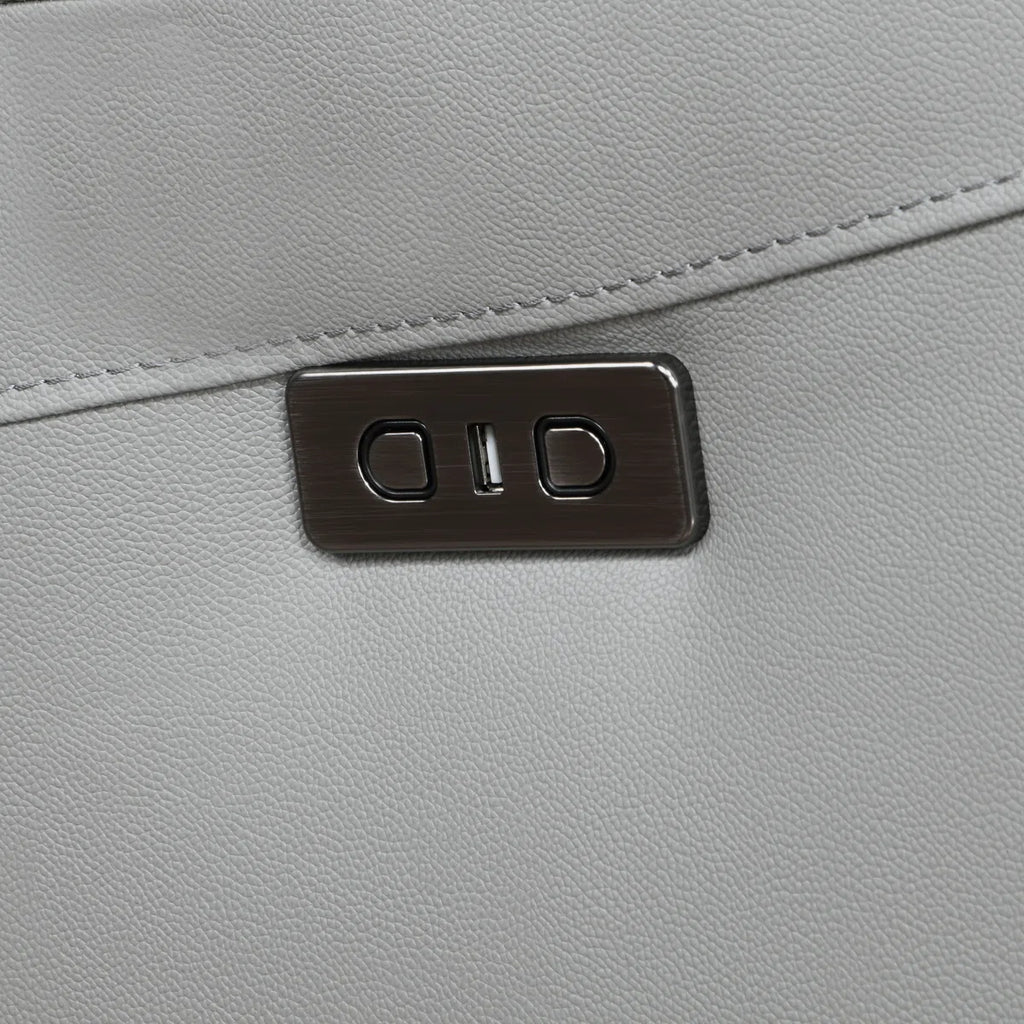 Malounta Wellkamp Leather 6-Piece Power Reclining Sectional