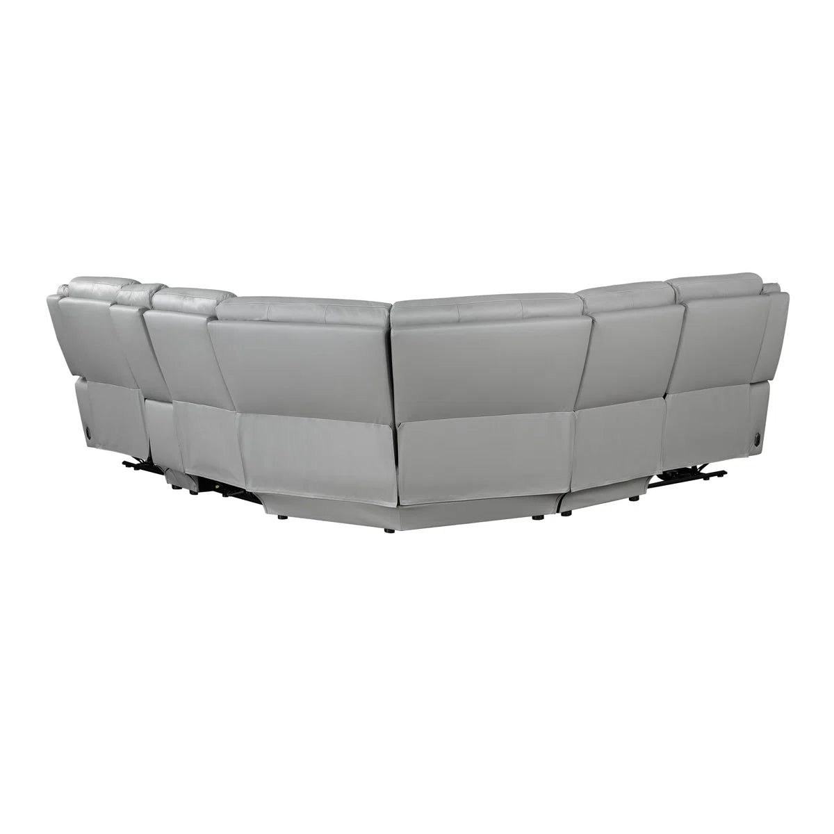 Malounta Wellkamp Leather 6-Piece Power Reclining Sectional