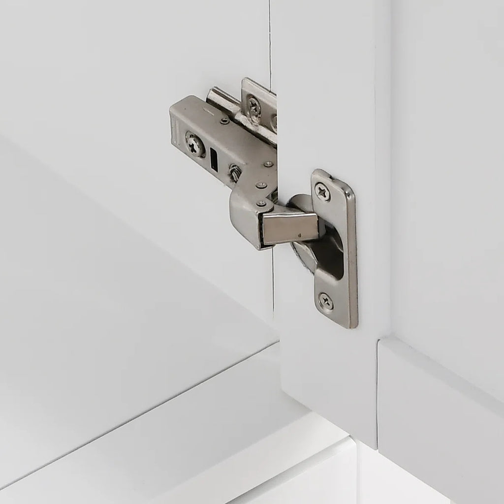 Render 84'' Double Bathroom Vanity With Engineered Stone Top