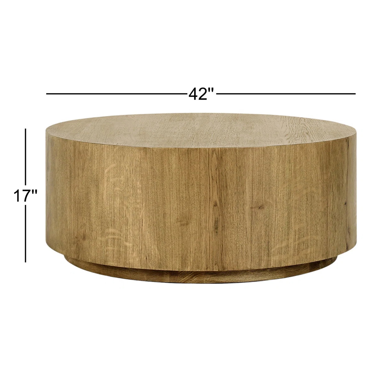 Taryn 42" Drum Coffee Table