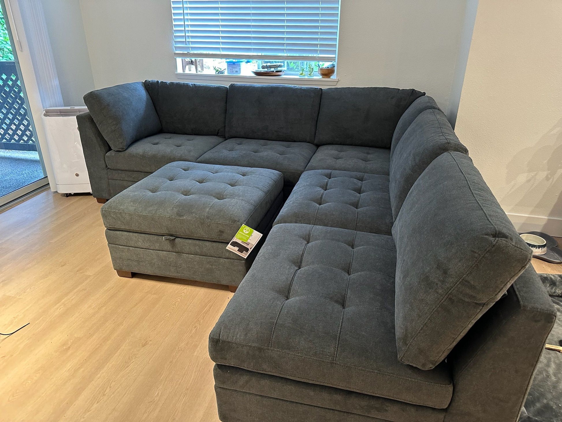 Dark Gray Thomasville Tisdale Sectional - DELIVERY AVAILABLE