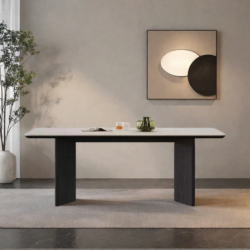 Simple and retro dining table