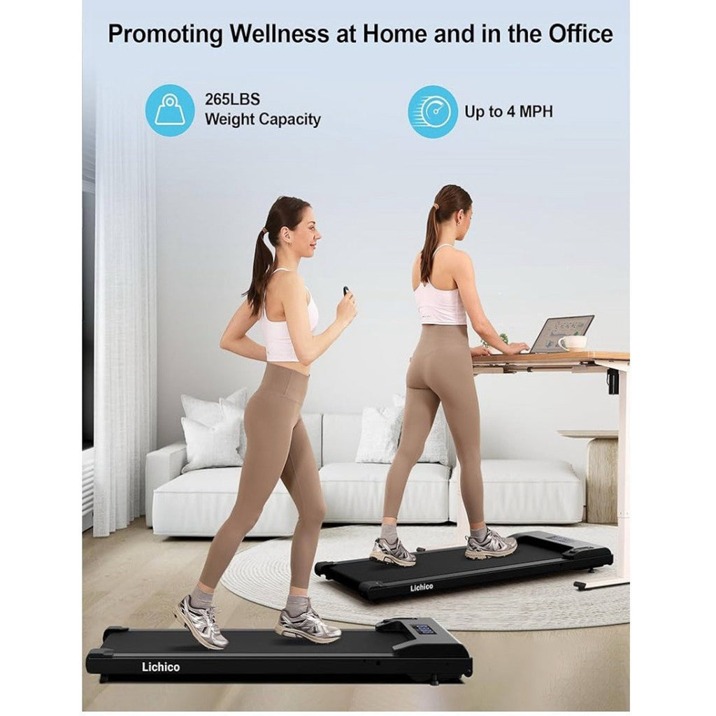 Walking Pad under Desk Treadmill, Portable Small Treadmills for Home and Office,