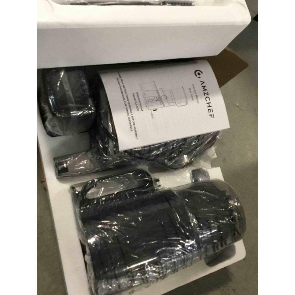 Juicer Machine, AMZCHEF 5.3-Inch Self-Feeding Masticating Juicer Fit Whole Fruit