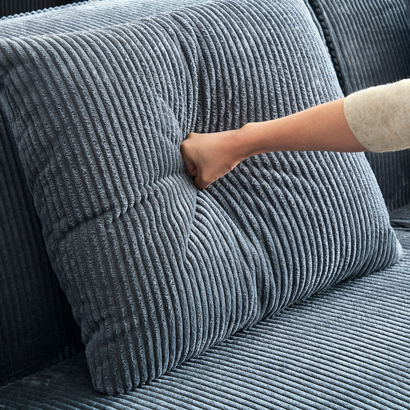 86-Inch Free Combination Modular Gray Sofa Living Room