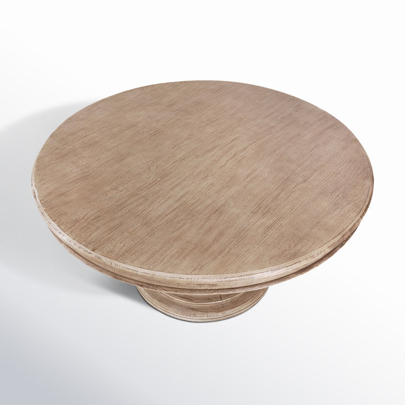 Dadeville Pine Round Solid Wood Dining Table