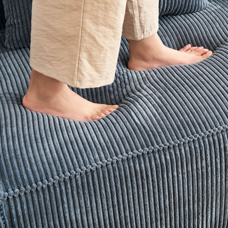 86-Inch Free Combination Modular Gray Sofa Living Room