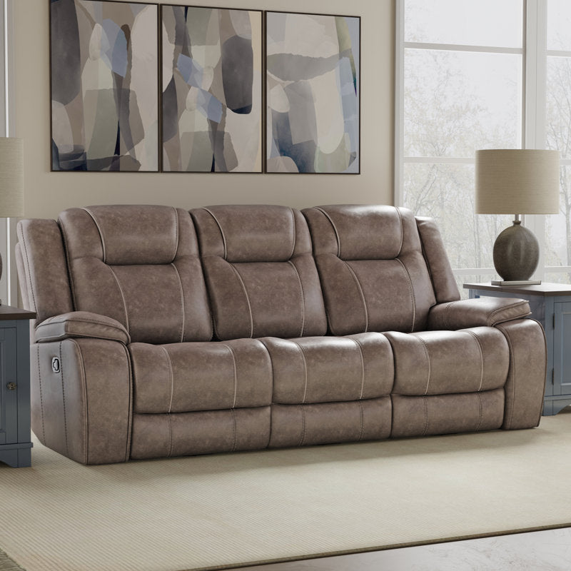 Brana 88.2'' Pillow Top Arm Reclining Sofa