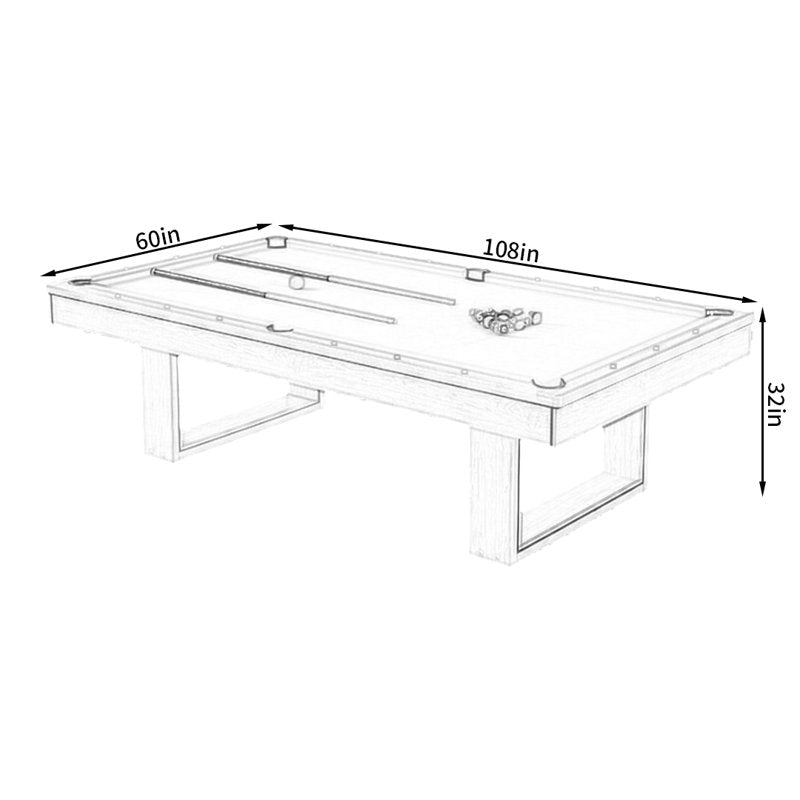 IQOWEL Multi Game Pool Table