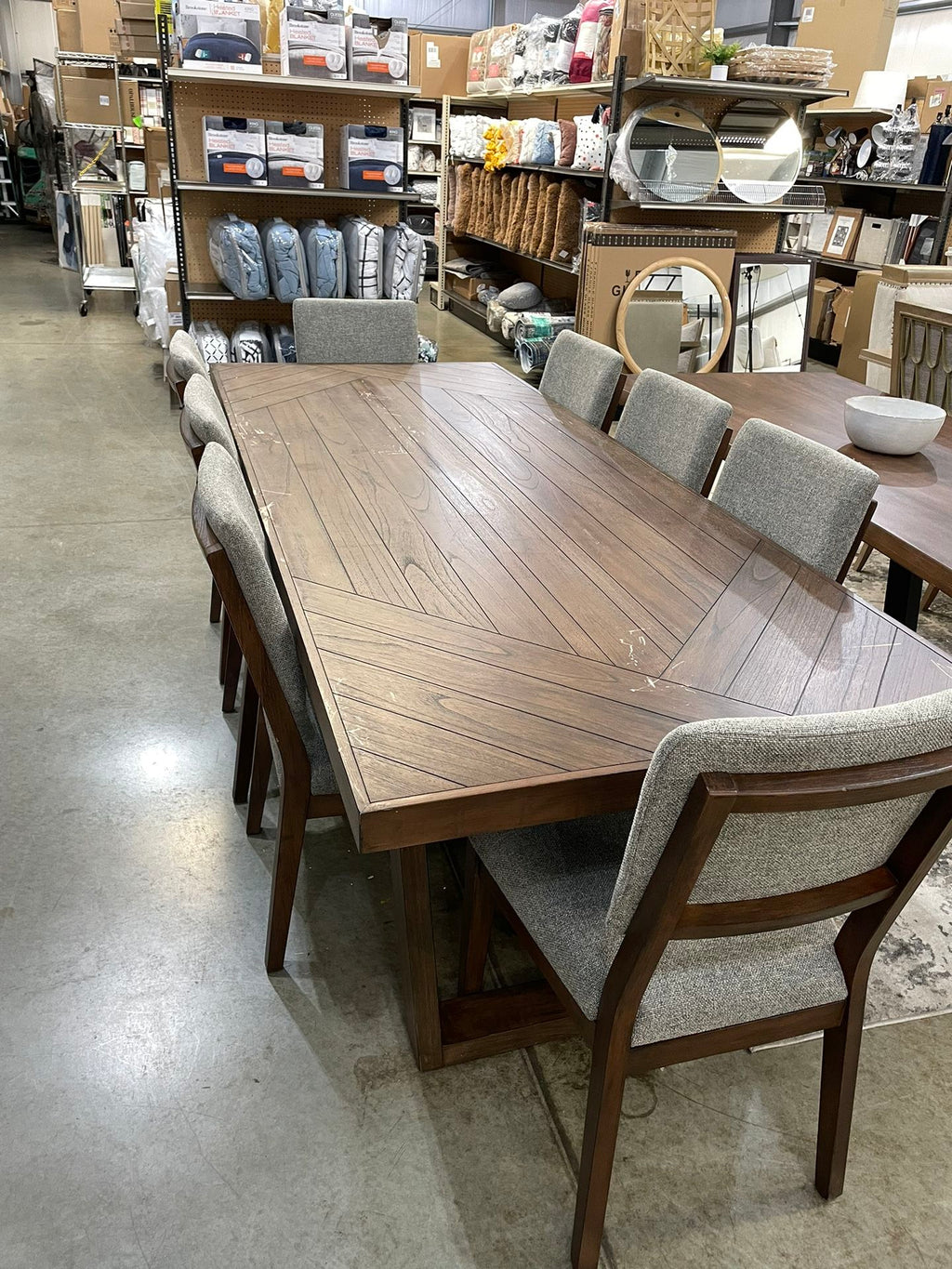 Galena 9 Piece Dining Set (Scratched)