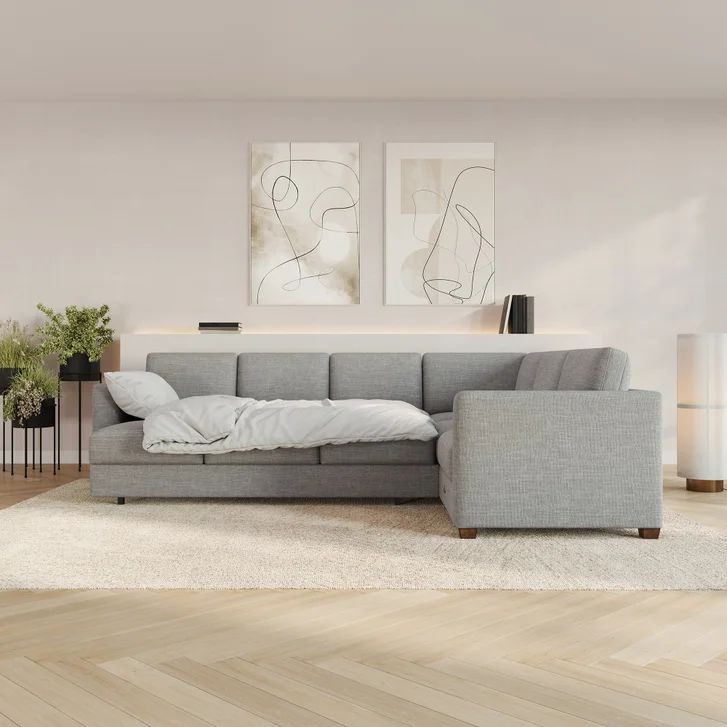 Thomasville Caler Convertible Sleeper Sectional with Storage