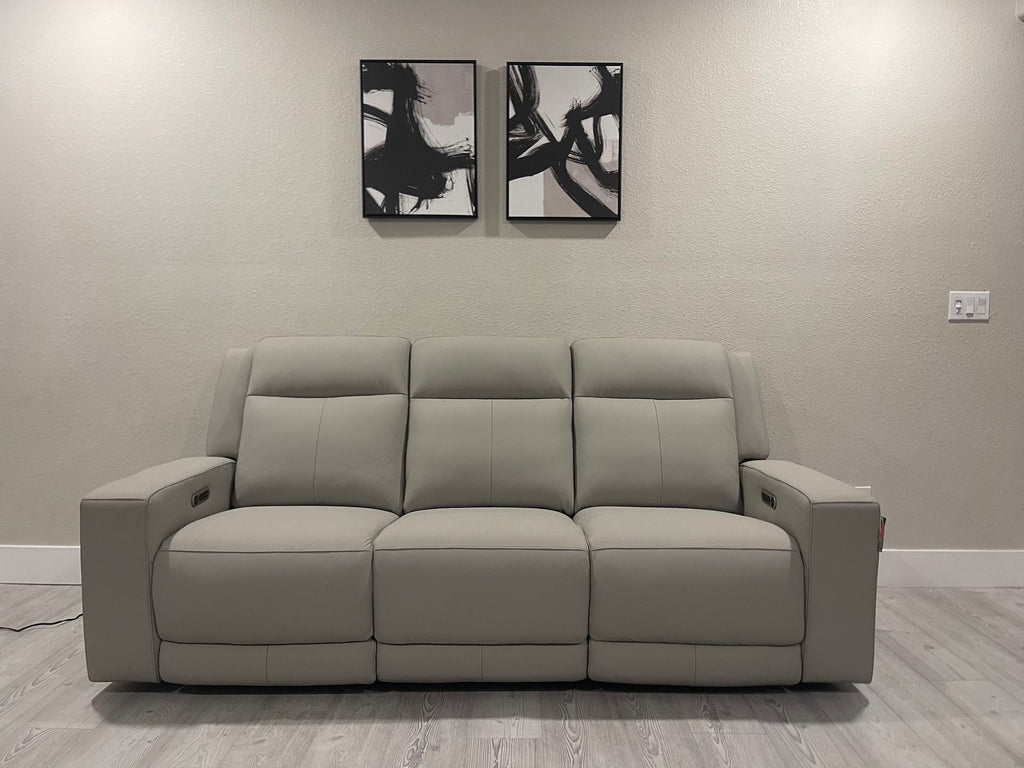 Wren Leather Power Reclining Sofa – New