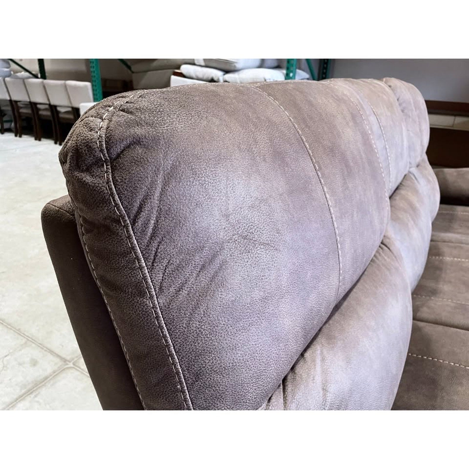 Barcalounger Henley Fabric Manual Reclining Sofa, Brown Free Delivery 🚚🚚