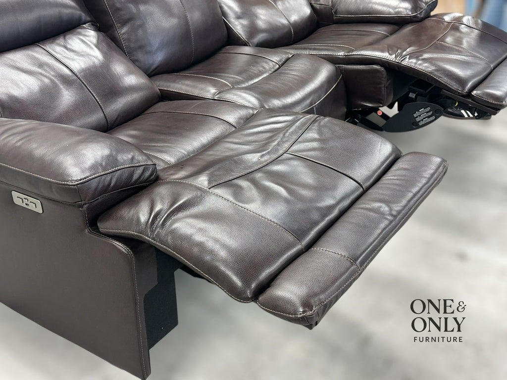 Ridgewin Leather Power Reclining Sofa 🛋️