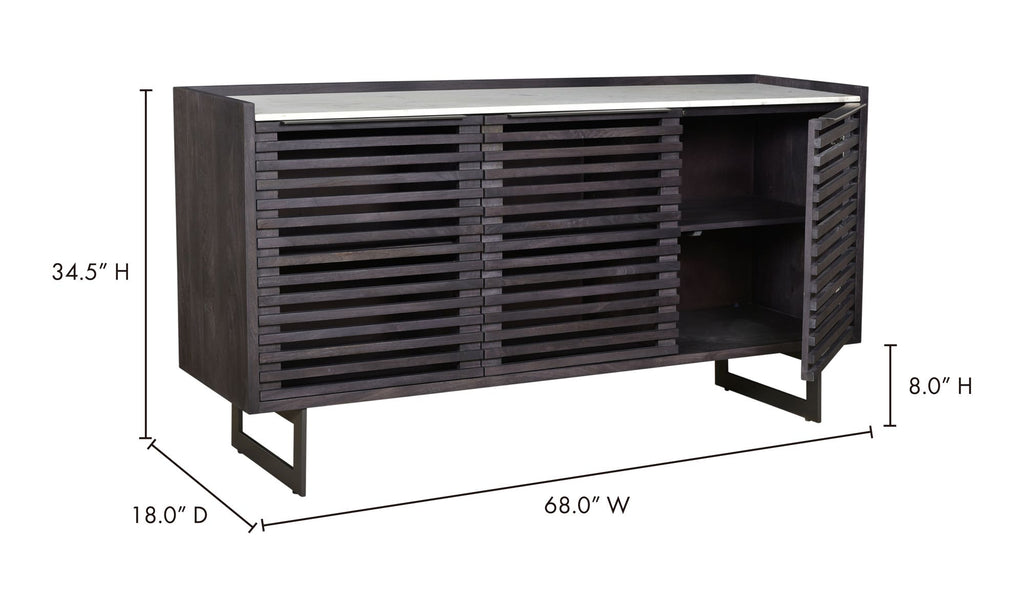 Paloma Sideboard Charcoal Grey