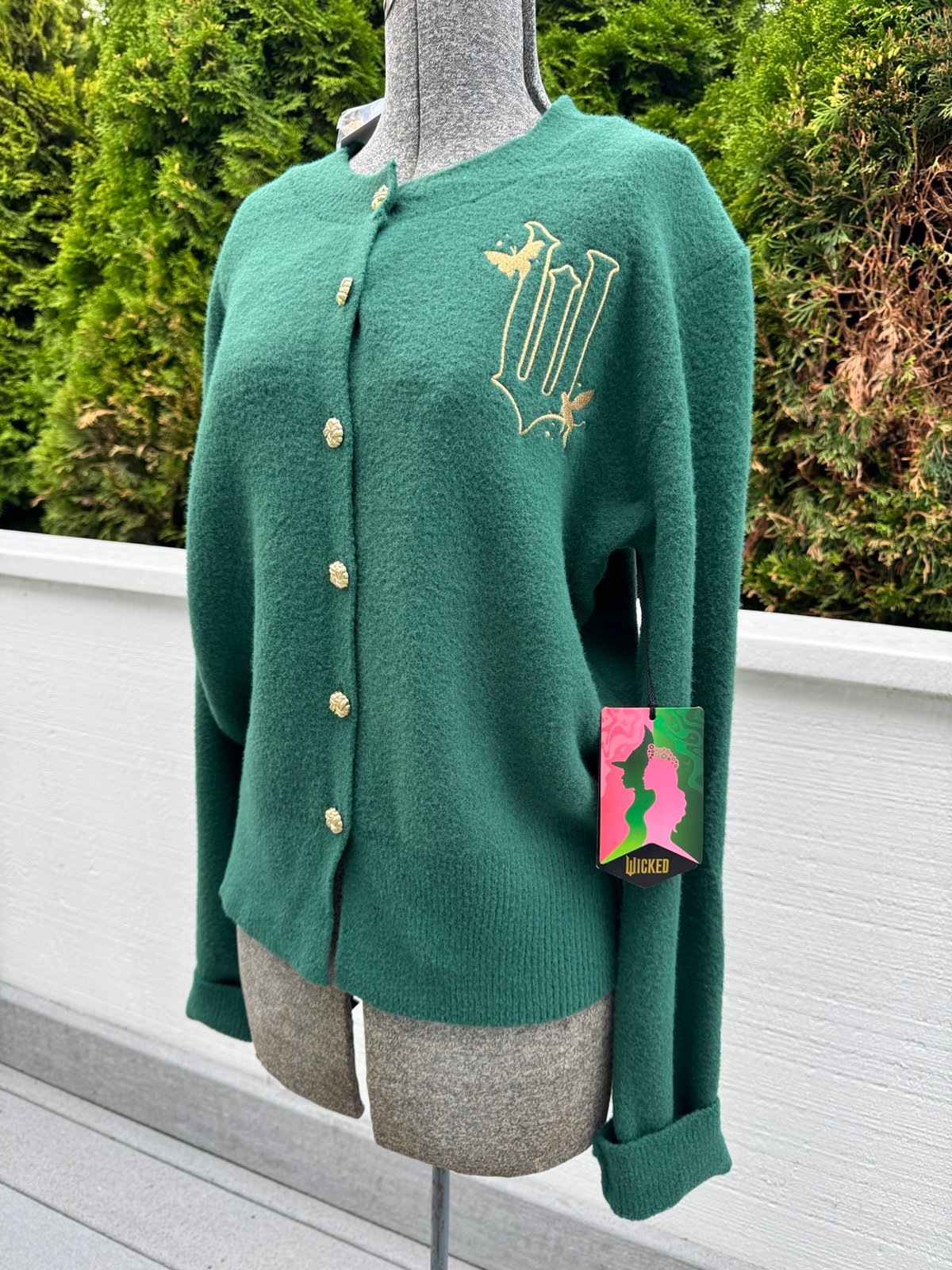 NWT Wicked Graphic Cardigan Green by Paul Tazewell x Target Size Large