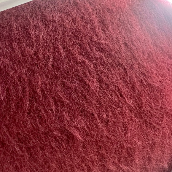 Women's Double Breasted Cocoon Overcoat - Universal Thread Maroon M