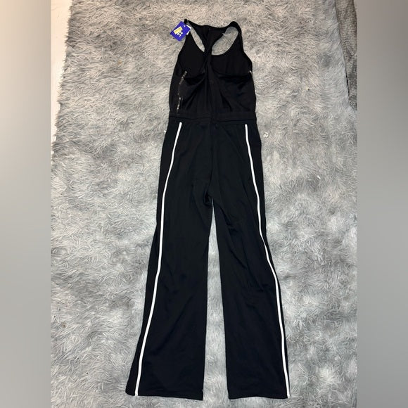 JoyLab Women’s Piped Tank Active Jumpsuit - Black Size Medium NWT