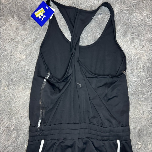 JoyLab Women’s Piped Tank Active Jumpsuit - Black Size Medium NWT