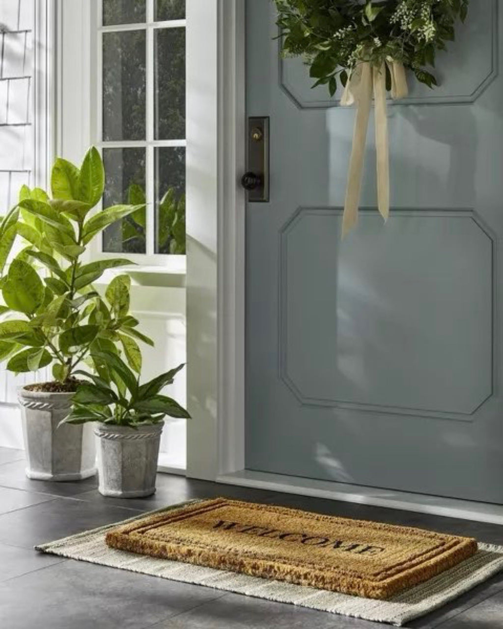 Octagon Concrete Planter Small Gray - Threshold™ designed with Studio McGee