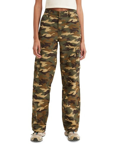 Levi's '94 Camo Cargo Pants 30 x 30 Baggy Wide Leg Grape Leaf Emily High NWT