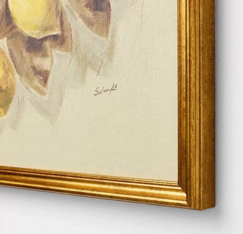 16"x20" Lemons Vintage Framed Wall Art - Threshold designed with Studio McGee